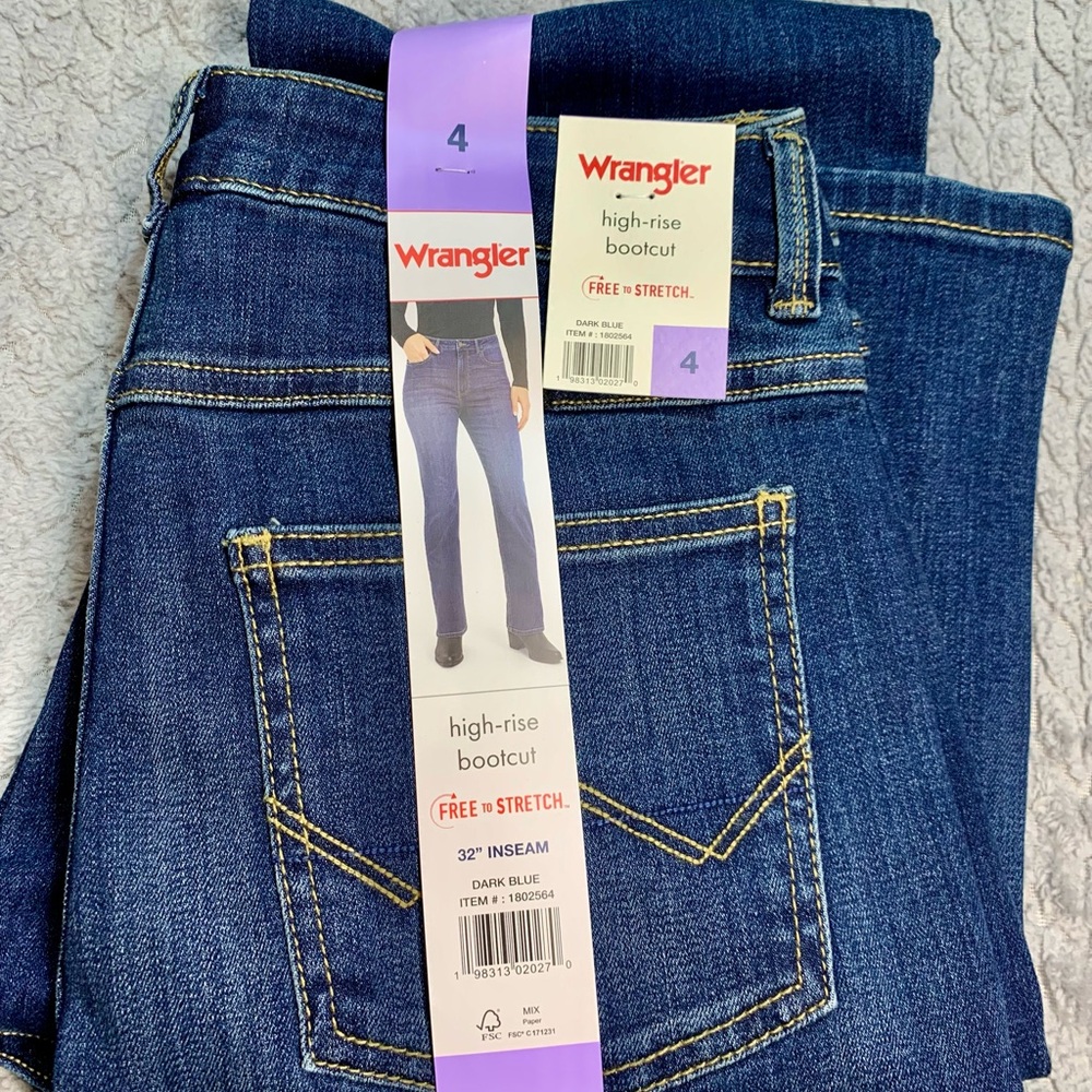 Wrangler Women's Bootcut Jeans - Deep Blue
